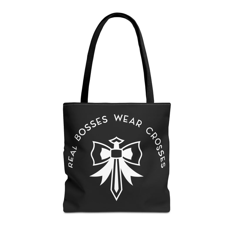 Real Bosses Wear Crosses Tote (Bow Cross) - Nisgav Migdal Oz Apparel